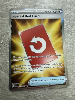 Special Red Card 113/086 Me04: Chaos Rising Holo - Image 1