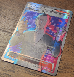 Giovanni's Scheme 162/162 Full Art LP UL Rare Card 2015 Pokemon XY Breakthrough - Image 2