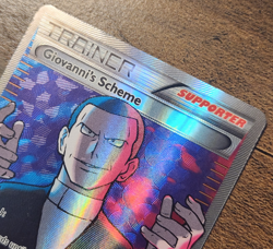 Giovanni's Scheme 162/162 Full Art LP UL Rare Card 2015 Pokemon XY Breakthrough - Image 4