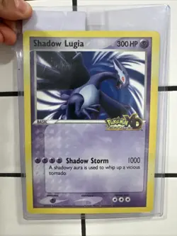 2005 Pokemon XD Gales of Darkness Shadow Lugia Jumbo Promo Card - Image 1
