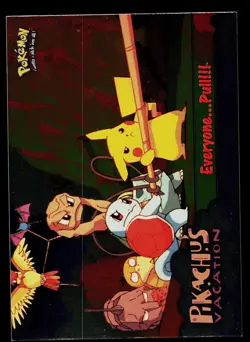 Pokemon Card - Everyone Pull Topps Movie Animation 52 Foil Pikachu's Vacation - Image 1