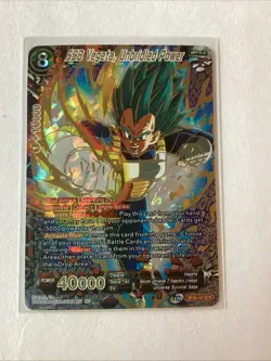 SSB Vegeta, Unbridled Power BT16-147 SCR Dragon Ball Super Card Anniversary Box - Image 1