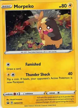 Morpeko - Holo Promo SWSH: Sword & Shield Promo Cards SWSH116 NM - Image 1