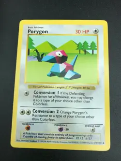 Porygon 39/102 Base Set Shadowless Pokemon 1999 WOTC Vintage Card NM - Image 1
