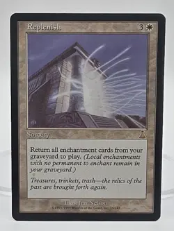 MTG Replenish Urza's Destiny 15/143 Regular Rare English 1999 WotC NM - Image 1