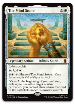 The Mind Stone #21 (NM) Marvel Super Heroes MSH Magic MTG - Image 1