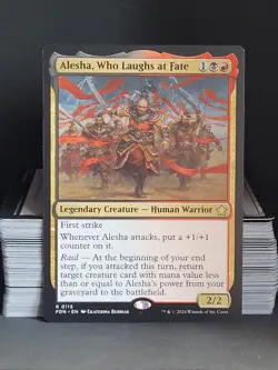 Custom Commander Deck; Alesha, Who Laughs At Fate, MTG EDH Rakdos Creatures - Image 1