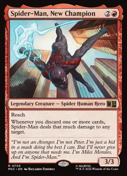 Spider-Man, New Champion X1 FOIL-NM/M-Commander: Marvel Super Heroes - Image 1