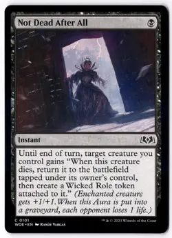 Not Dead After All WOE 101 Magic: The Gathering C NM - Image 1
