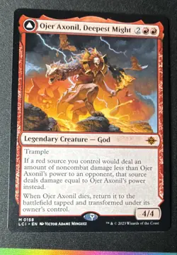 MTG Ojer Axonil, Deepest Might The Lost Caverns of Ixalan Regular #158 - Image 1