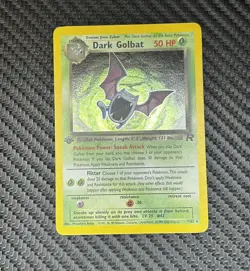 Pokemon Dark Golbat #7/82 – Team Rocket 1st Edition Holo Rare – WOTC Vintage - Image 1