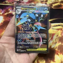 Mega Greninja ex Full Art Ultra Rare 100/086 Chaos Rising Pokemon English NM - Image 1
