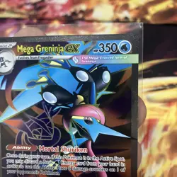 Mega Greninja ex Full Art Ultra Rare 100/086 Chaos Rising Pokemon English NM - Image 3