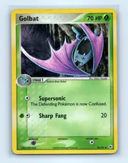 Pokemon tcg Hidden Legends Golbat Lightly played - Image 1