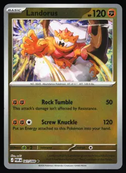 Landorus 041/088 Rare Perfect Order Pokemon Reverse Holo Near Mint - Image 1