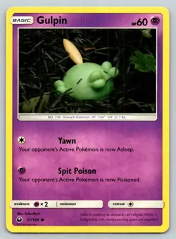 GULPIN 57/168 C CELESTIAL STORM POKEMON MP MORII - Image 1
