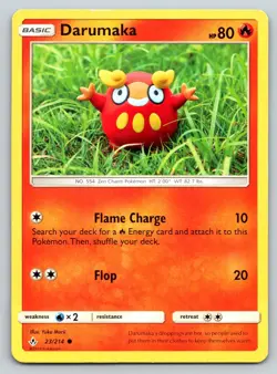 DARUMAKA 23/214 C UNBROKEN BONDS POKEMON MP MORII - Image 1