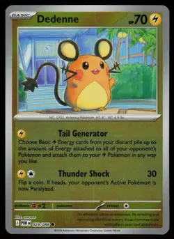 Dedenne 029/088 Common Perfect Order Pokemon Reverse Holo Near Mint - Image 1