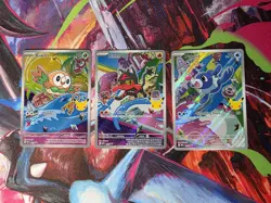 First Partner Illustration Collection Series 1 Gen 7 Pokemon TCG Set - Image 1