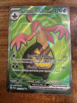 Gourgeist ex 102/086 Ultra Rare ME04: Chaos Rising Near Mint - Image 1