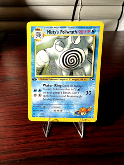 Pokemon Misty's Poliwrath Gym Heroes #31 1st Edition Rare NM/LP - Image 1