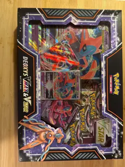 Pokemon Deoxys VMAX & VSTAR Battle Box SWSH 4 Packs 3 Promo 1 Jumbo - Image 1