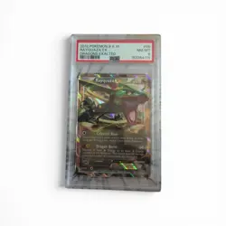 2012 POKEMON BLACK & WHITE DRAGONS EXALTED #85 RAYQUAZA EX PSA 8 - Image 1