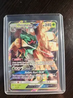 Pokemon TCG Decidueye GX Sun & Moon 12/149 Holo Ultra Rare - Image 1