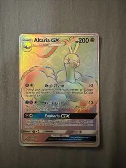 Pokemon Tcg Altaria Gx Dragon Majesty Rainbow Secret Rare Art 72 2018 - Image 1