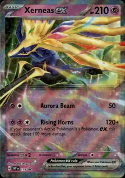 Xerneas ex 179 Holo Promo Scarlet & Violet Promo Pokemon Holo NM - Image 1