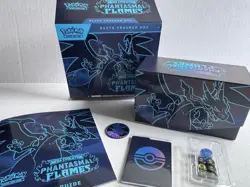 Pokemon TCG Phantasmal Flames ETB Elite Trainer Box (EMPTY) Sleeves Dividers - Image 1