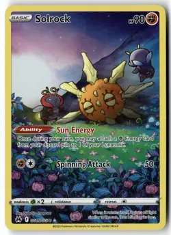 SOLROCK GG15/GG70 HOLO CROWN ZENITH GALARIAN GALLERY POKEMON NM - Image 1