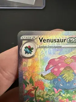 Pokemon TCG Venusaur ex SV 151 Ultra Rare Full Art Holo English 198/165 - Image 2