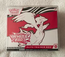 Pokemon TCG Scarlet Violet White Flare Elite Trainer Box ETB Sealed New - Image 1