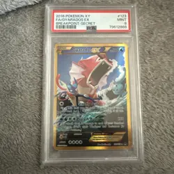 2016 Pokemon Gyarados EX Secret Rare XY Breakpoint #123/#122 Mint 9 PSA - Image 2