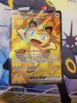 Pokemon TCG Meowth 107/88 Ultra Rare Perfect Order - Image 1
