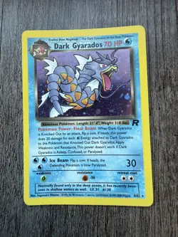 2000 POKEMON ROCKET #8 DARK GYARADOS-HOLO RARE - Image 4