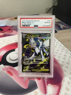 2025 POKEMON MEG EN MEGA ABSOL EX #161 ULTRA RARE PSA 10!!! - Image 1