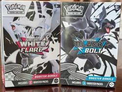 SEALED Pokemon TCG White Flare And Black Bolt Booster Bundle - Image 1