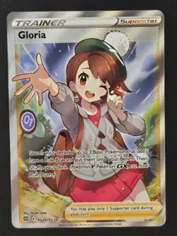 Gloria TG26/TG30 Brilliant Stars Trainer Gallery Pokemon Holo NM MISPRINT - Image 1