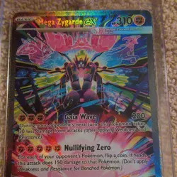 Nintendo Pokemon TCG XY Mega Zygarde EX & Mega Diancie EX Full Art Holo Lot - Image 1