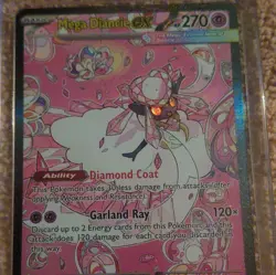 Nintendo Pokemon TCG XY Mega Zygarde EX & Mega Diancie EX Full Art Holo Lot - Image 3
