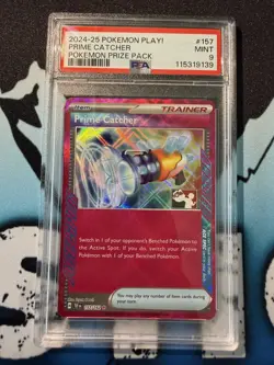 Pokemon Prime Catcher Prize Pack Play Promo PSA 9 Stamped Exclusive Ace Spec - Image 1