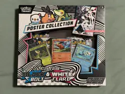 Pokemon TCG Black Bolt & White Flare Unova Poster Collection New Factory Sealed! - Image 1