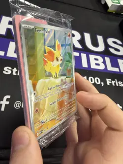 Rare Pokemon Chaos Rising Fennekin Pokemon Center #80 Sealed Black Star Promo - Image 3