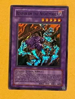 Reaper On The Nightmare PDG-078 1996 Konami Yu-Gi-Oh! Hologram/Foil NICE - Image 1