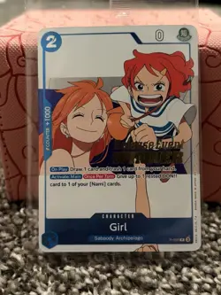 Girl (OP14 Release Event Winner) OP-PR P-096 Foil SEALED PR NM One Piece Promoti - Image 1
