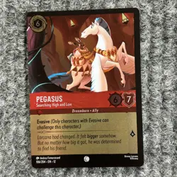 Disney Lorcana Wilds Unknown Pegasus Searching High and Low 106/204 Common Foil - Image 1