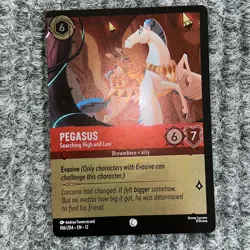 Disney Lorcana Wilds Unknown Pegasus Searching High and Low 106/204 Common Foil - Image 2