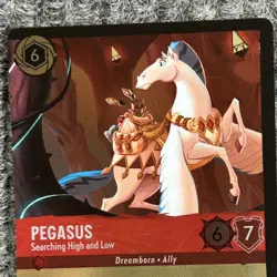 Disney Lorcana Wilds Unknown Pegasus Searching High and Low 106/204 Common Foil - Image 5